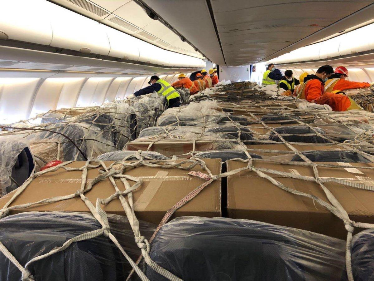 Airlines fill passenger seats with cargo to meet demand